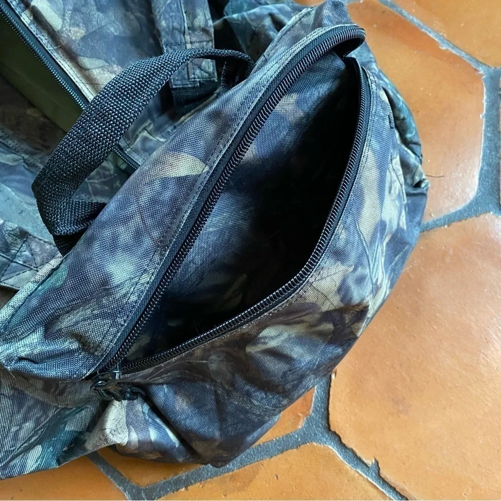 National Wild Turkey Federation NWTF Green Camo XL Duffel Bag Weekender Backpack